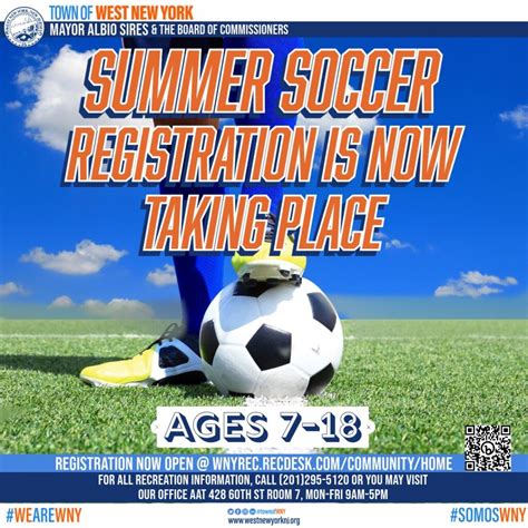 Summer soccer registrations...